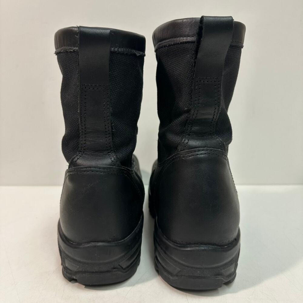 VERY GOOD Altama Wrath 8" Steel Toe Boots Triple Black Leather 7 - Picture 6 of 15